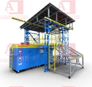 Учебно-тренировочные полигоны (комплексы) / 1 Серия УТП "АЛЬПИНИСТ" (БАЗОВЫЕ) Альпинист-01-03-9